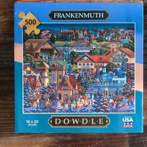Dowdle 500-Piece Puzzle - Blue and Brown
